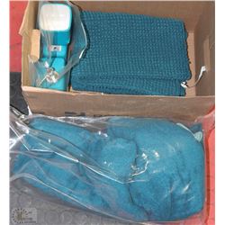 TEAL BATHROOM SET