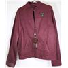 Image 1 : NEW EMPORIO JACKET SUEDE  BURGUNDY SIZE UNKNOWN