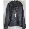 Image 1 : NEW EMPORIO JACKET FAUX LEATHER WITH HOOD L/XL