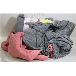 NEWLADIES SZ MED POLY JACKET + ATHLETIC PULLOVER &