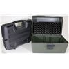 Image 1 : 2 CASES INCLUDE 100 ROUND SHOTGUN CASE AND