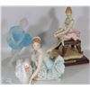 Image 1 : SET OF 3 COLLECTIBLE BALLERINA FIGURINES