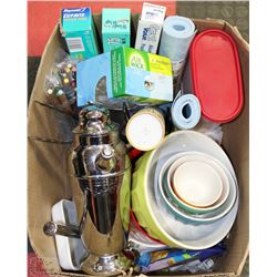 BOX W/KITCHEN SUPPLIES INCL. MIXING