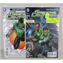 2 LIMITED EDITION  GREEN LANTERN COMIC BOOKS #0 &