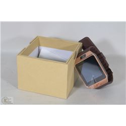 NEW COPPER TONE BLUETOOTH SMARTWATCH WITH