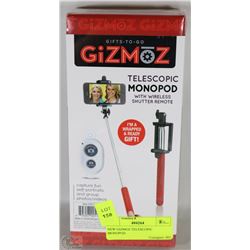 NEW GIZMOZ TELESCOPIC MONOPOD