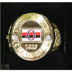 OTTAWA SENATORS  1927 REPLICA STANLEY CUP RING