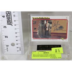 WILLIAM SHATNER LIMITED EDITION PERSONALLY