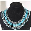 Image 1 : HANDMADE TURQUOISE CHOKER NECKLACE