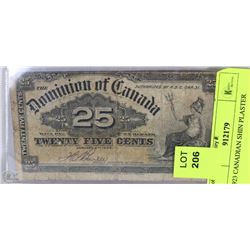 1900 CANADIAN SHINPLASTER