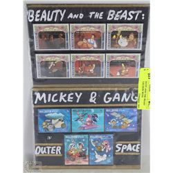UNUSED BEAUTY AND THE BEAST STAMP COLLECTION WITH