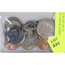 PACK OF WORLD COINS