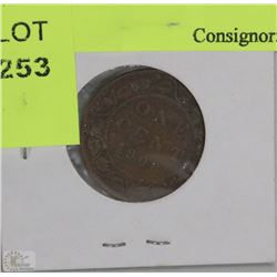 1906 CANADIAN LARGE PENNY