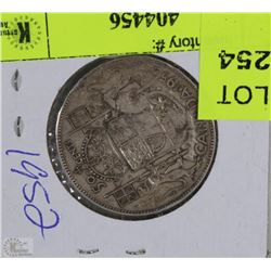 1952  FIFTY CENT PIECE COIN