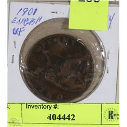 1901 ENGLISH PENNY