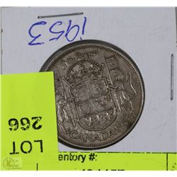 1953  FIFTY CENT PIECE COIN