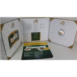 YEAR OF THE SNAKE 2001 $15 DOLLAR SILVER COIN &