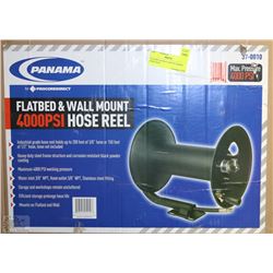 FLATBED & WALL MOUNT 4000PSI HOSE REEL