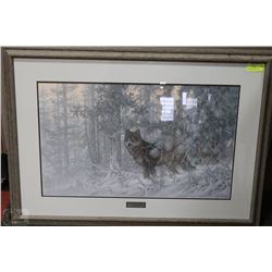 LARRY FANNING " PHANTOM OF THE NORTH" SIGNED PRINT