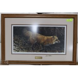 ROBERT BATEMAN "ON THE MOVE" RED FOX 1999 SIGNED