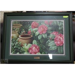 CARL BRENDERS "THE GARDEN VISITOR" SIGNED PRINT