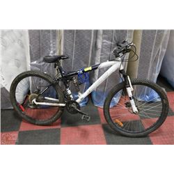 CRANKED FULL SUSPENSION MOUNTAIN BIKE