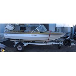 1979 15' GLASTRON WITH CHRYSLER ENGINE SPEED BOAT