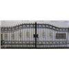 Image 1 : 20FT METAL ACREAGE GATE SET