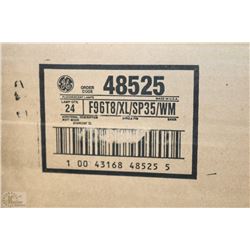 NEW CASE OF 24 NEW G.E. FLUORSCENT LIGHTBULBS 8'