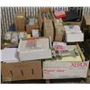 Image 1 : PALLET OF MISC. OFFICE STUFF INCL LEGAL COLORED