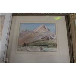 FRAMED ESTATE BC HIGHWAY PRINT BY B. MIDDLETON