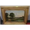 Image 1 : VINTAGE ESTATE FRAMED OIL ON CANVAS 36" X 29"