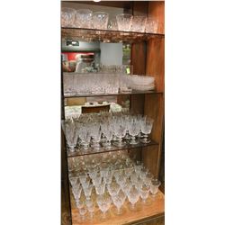 ESTATE 78PC MATCHING CRYSTAL SET