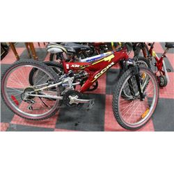 CCM 18 SPEED FULL SUSPENSION BIKE