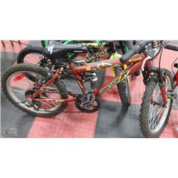 SUPERCYCLE 6SPEED JUNIOR FULL SUSPENSION BIKE