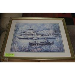 21" X 18" ESTATE FRAMED PICTURE