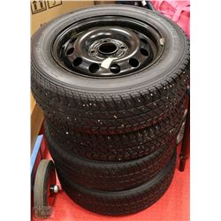 4 RIMS AND TIRES 185/65/R14  FITS 200-2011 FORD