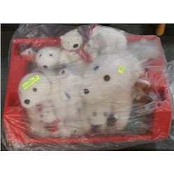 TOTE W/ 12 COLLECTIBLE COCA COLA POLAR BEARS