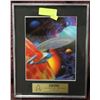 Image 1 : LTD ED STAR TREK 3D PRINT 1995 "LEAVING ORBIT"