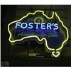 Image 1 : FOSTERS FLUORESCENT UPRIGHT BEER SIGN
