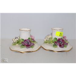 ESTATE PAIR OF ENGLISH CROWN STAFFORDSHIRE
