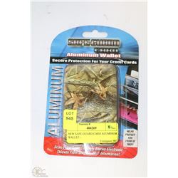 NEW SAFE-GUARD CARD ALUMINUM WALLET -