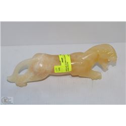 VINTAGE MARBLE HANDCRAFTED TIGER FIGURE