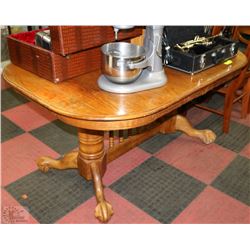 ESTATE GOLDEN OAK CLAW FOOT SOLID