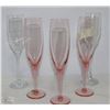 Image 1 : LOT OF 5 CHAMPAGNE GLASSES