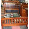 Image 1 : ETHAN ALLEN 57" DOUBLE SIZE SOLID WOOD BEDFRAME