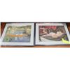 Image 1 : PAIR OF ESTATE 15" X11" FRAMED PICTURES