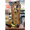 Image 1 : COWBOY BOOT WINE RACK - HOLDS 4 BOTTLES