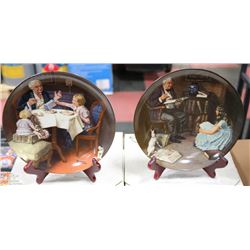 PAIR OF NORMAN ROCKWELL KNOWLES COLLECTOR