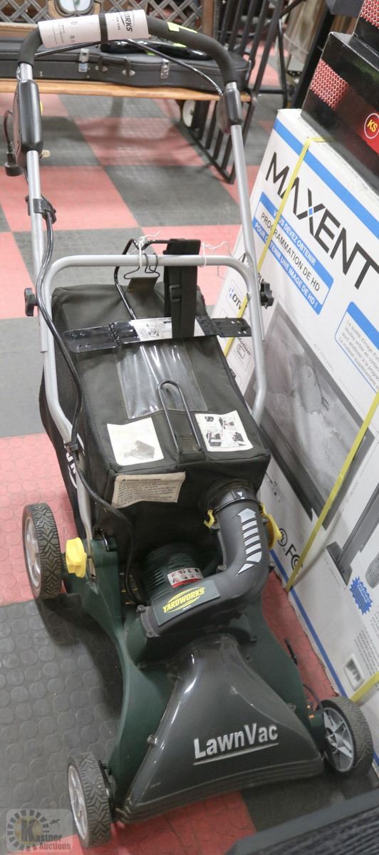 Yardworks Electric 16 Lawn Vac With Manual Bag